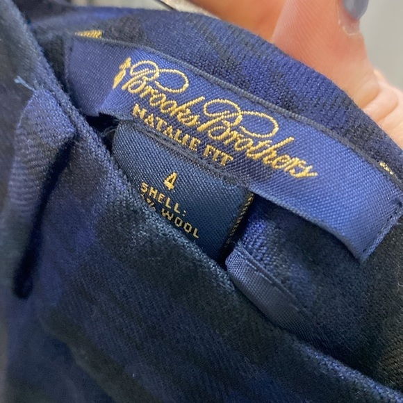 Brooks Brothers plaid natalie fit trousers - Picture 6 of 6